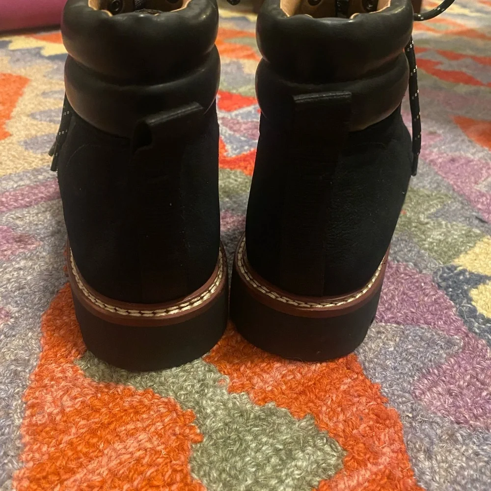 Madewell Citywalk Lugsole Black Leather Boots - Picture 4 of 5